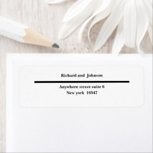 Black and white minimalist business 