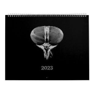 Black and White minimalist Insects - Bugs 2023 Calendar