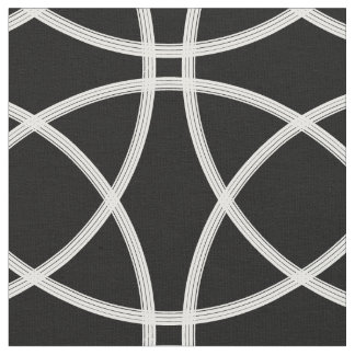 black and white minimalist rings fabric