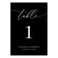 Black and White Minimalist Wedding | Event Custom