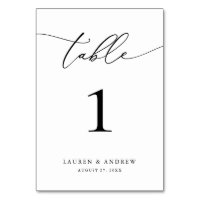 Black and White Minimalist Wedding | Event Custom
