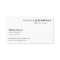 Black and White Minimalistic Business Card