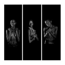 Black and white model canvas