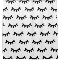 Black and white modern abstract cute eyes pattern