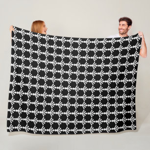 Black And White Modern Art Deco Blanket