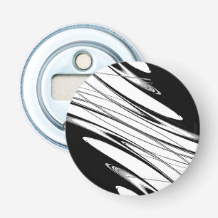 Black and White Modern Bottle Opener