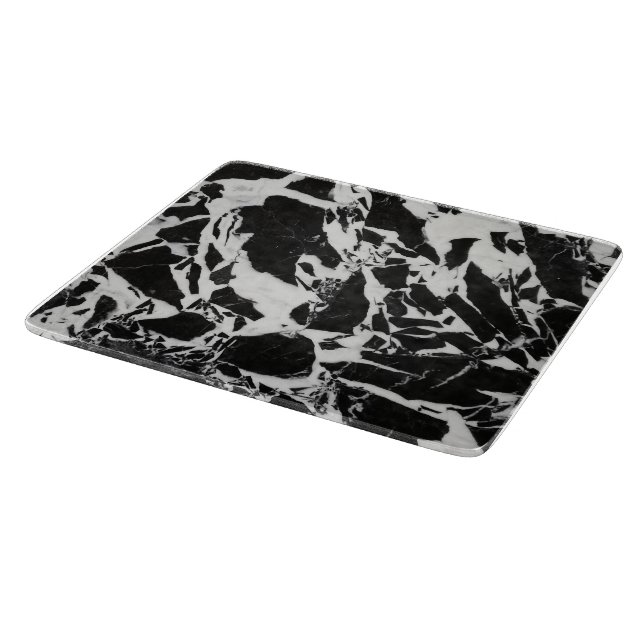 Black and White Modern Cutting Board (Corner)