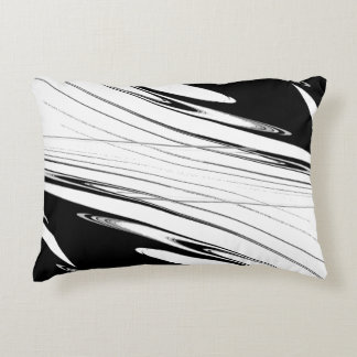 Black and White Modern Decorative Cushion