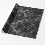 Black and White Modern Faux Marble Pattern Wrapping Paper<br><div class="desc">This black and white modern faux marble pattern is perfect for the trendy and stylish individual.</div>