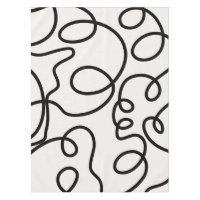 Black And White Modern Minimal Line Brush Strokes
