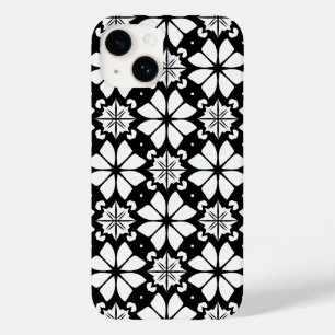 Black and white Modern Minimalist Abstract Design Case-Mate iPhone 14 Case