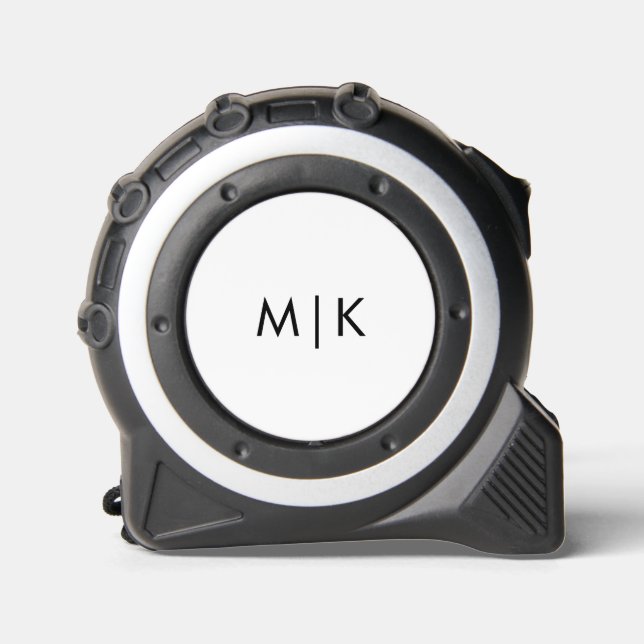 Black and White | Modern Monogram 1 (Front)