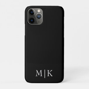 Black and White   Modern Monogram Case-Mate iPhone Case