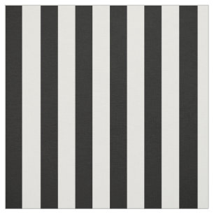 Black and white modern pattern Fabric