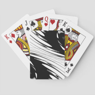 Black and White Modern Playing Cards