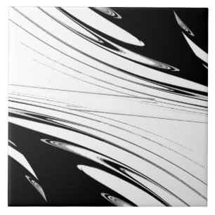 Black and White Modern Tile