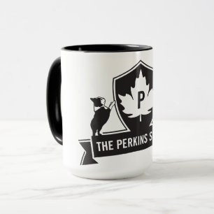 Black and white mug