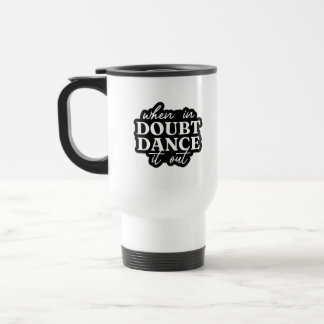 Black and white mug