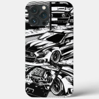 BLACK AND WHITE MUSCLE FURY