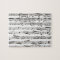 Black and white musical notes