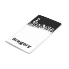 Black and White Musical Notes