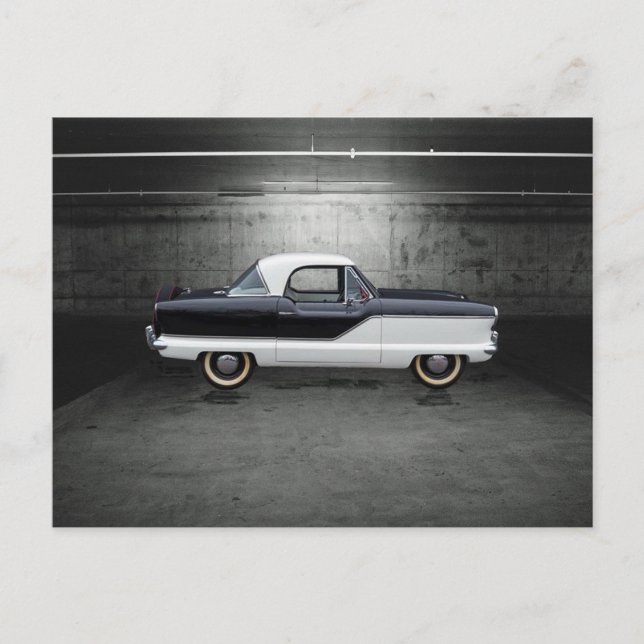 Black and White Nash Metropolitan Postcard (Front)