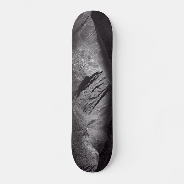 black and white night sky skateboard (Front)
