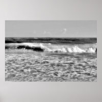 Black and White Ocean Sea Photo 177