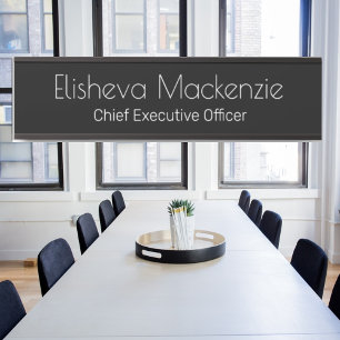 Black and White Office Door Sign Signs Name Plate