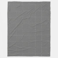 Black and White Op Art Diamond Stripe Geometric