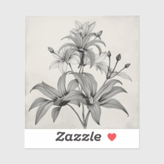 black and white outline art of endangered plant 