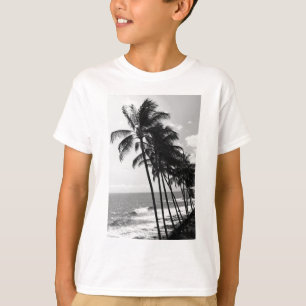Black and White Palm Trees T-Shirt