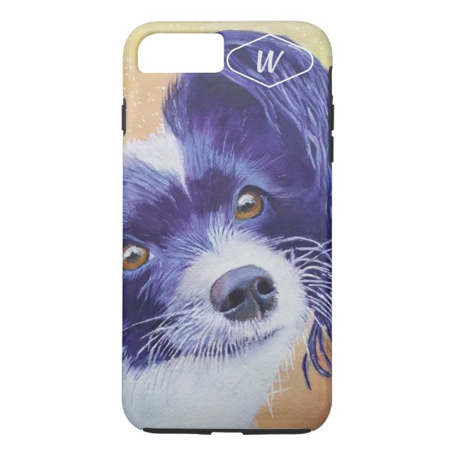 BLACK AND WHITE PAPILLON Case-Mate iPhone CASE (Back)