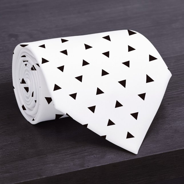 Black and White Pattern Custom Necktie (Creator Uploaded)