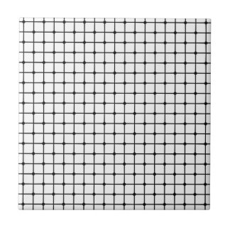 Black and White Pattern Tile
