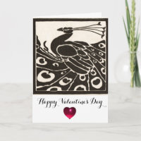 BLACK AND WHITE PEACOCK