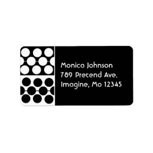 Black and White Pearls Label