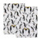 Black and white penguin Pattern