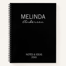 Black and white Personalise Elegant Gift