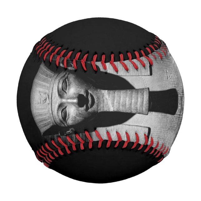 Black and white pharaoh king baseball (Front)