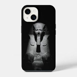 Black and White Pharaoh King Photograph iPhone 14 Case