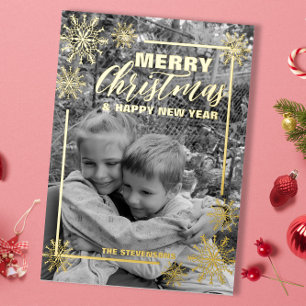 Black And White Photo Christmas New Year