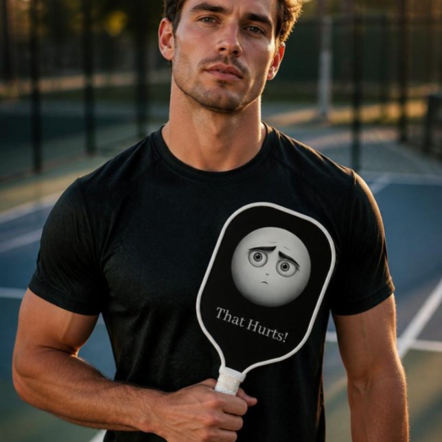 Black and White Pickleball Paddle (Creator Uploaded)