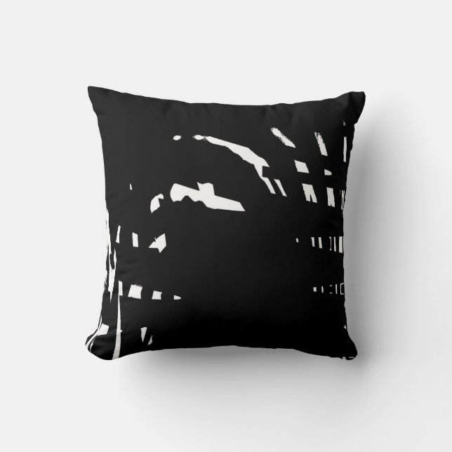 Black and White Pillow (Front)