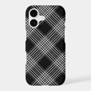 Black and white plaid