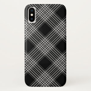Black and white plaid Case-Mate iPhone case