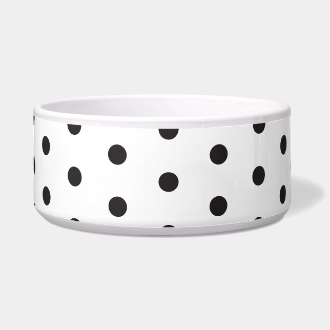 Black and White Polka Dot Pattern – Classic Minima (Front)
