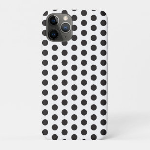 Black and White Polka Dot Pattern – Classic Minima Case-Mate iPhone Case