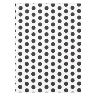 Black and White Polka Dot Pattern – Classic Minima Tablecloth