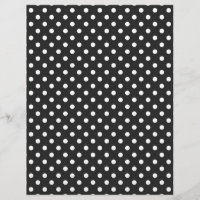 Black and White Polka Dot Pattern
